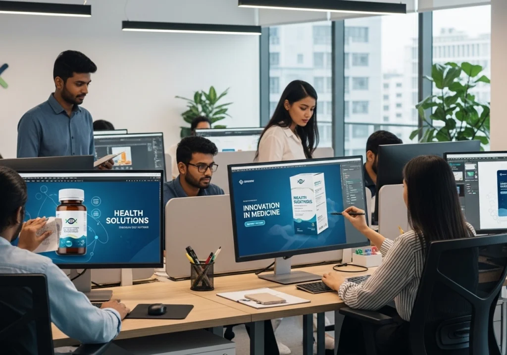 Medicine packaging design, DGDA compliant packaging, pharma box design Bangladesh.